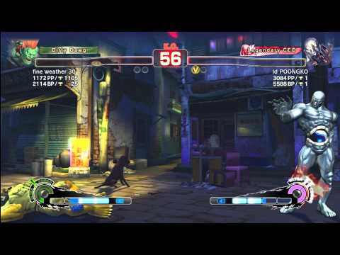 SSF4 AE [BL] fine weather 30 vs Id POONGKO [SE]