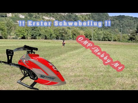 ERSTER Schwebeflug mit einem großen Heli - OMP Hobby M4 !!!