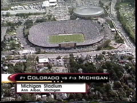 1997 #7 Colorado Buffaloes vs #13 Michigan Wolverines College Football Game | ABC Sports Broadcast
