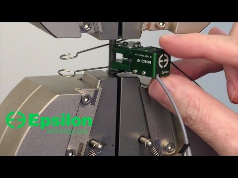 Setup instructions - Model 3442 low-profile extensometer - Epsilon Technology