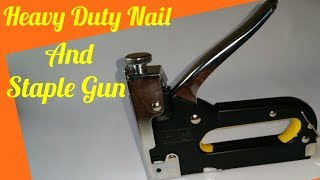 Heavy Duty Nail & Staple Gun