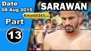 (13) Sarawan (Faridkot) Kabaddi Tournament 8 aug 2015