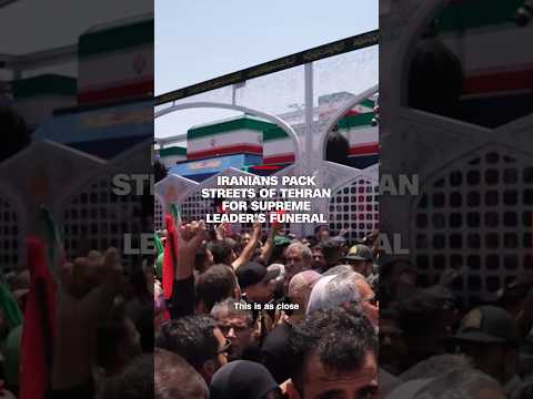 Iranians pack streets of Tehran for supreme leader's funeral