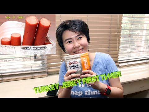 Trying out Turkey Jerky for the 1st time! 04/17/2021