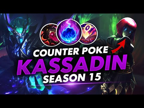 HOW TO COUNTER POKE AS KASSADIN! | *BEST RUNES*