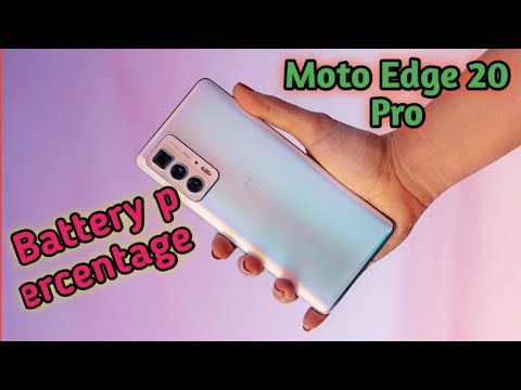 Moto Edge 20 Pro Main  Battery Percentage Show Kaise Karen, How To Show Battery Perc