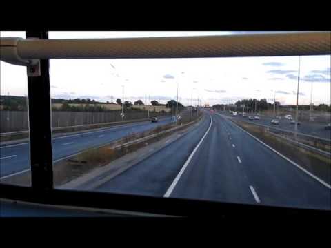 DAF DB250 - Y522UGC Enters the M1