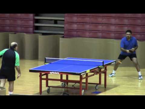 2013 Missouri Winter Games Table Tennis Mojaverian vs Varghese Highlights