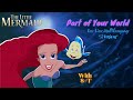 The Little Mermaid Part Of Your World One Line Multilanguage W S T