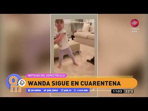 The quarantine of Wanda Nara and her children