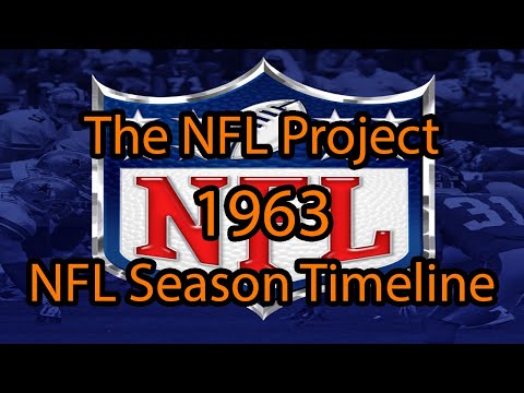 The NFL Project: 1963 NFL Season Timeline
