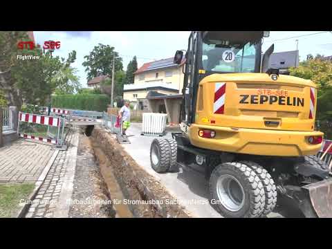 STB See - FlightView - Cunewalde - Tiefbau Strom SachsenNetze (2025)