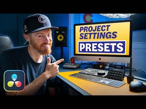 Must Know Tip! - Project Settings in DaVinci Resolve (Presets)
