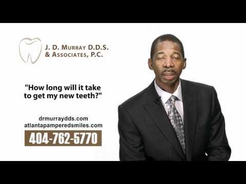 How long will it take to get my new teeth? Will I ever be without teeth or unable to eat?