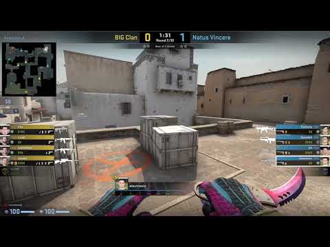 CS:GO POV Demo Na'Vi electronic (19/9) vs BIG (de_dust2)