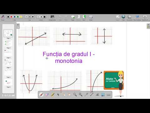 Functia de gradul I - monotonia