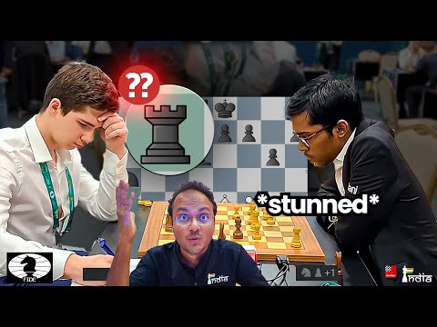 Praggnanandhaa is stunned as his 15-year-old opponent blunders | FIDE Grand Swiss 2025