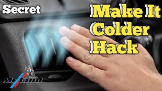 HOW TO MAKE YOUR CAR AC BLOW COLDER  HOW TO MAKE Y