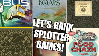 I finally ranked the Splotter games