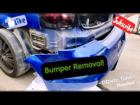 2008-2014 Dodge Avenger Bumper Removal