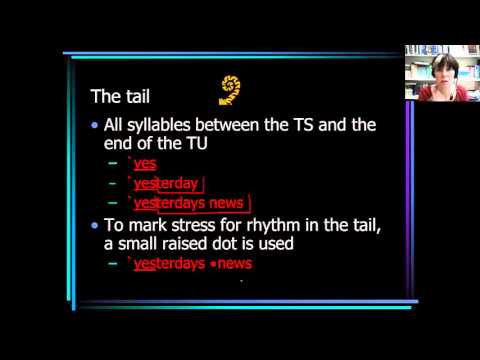 Lecture: Intonation - form and function; the tone unit (Part 3 of 3)