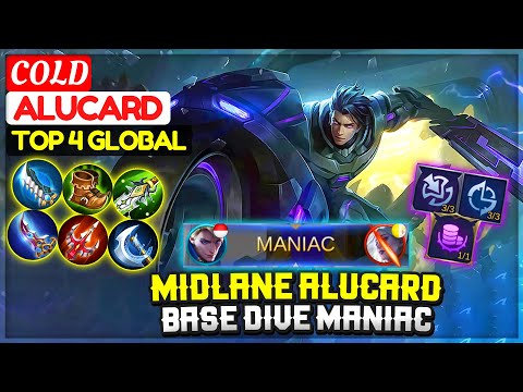 MIDLANE ALUCARD, BASE DIVE MANIAC [ Top 4 Global Alucard ] COLD - Mobile Legends