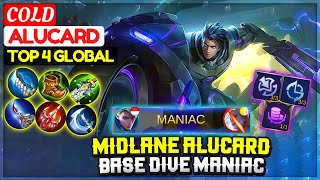 Download lagu MIDLANE ALUCARD, BASE DIVE MANIAC [ Top 4 Global Alucard ] COLD - Mobile Legends mp3
