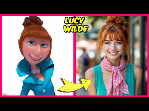 How Despicable Me 4 Characters Look In Real Life + Their Favorite things! 👧🏾🧣👗| Lucy Wilde, Gru