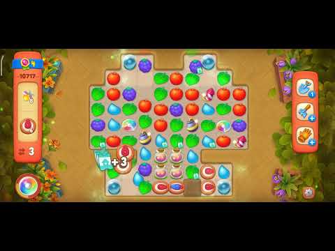 Gardenscapes level 10717 Hard level