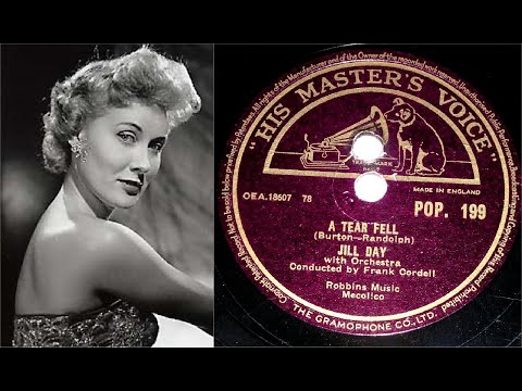 78 RPM – Jill Day – A Tear Fell (1956)