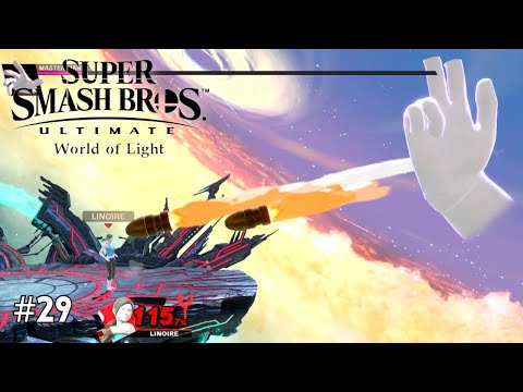 Master Hand Boss Fight - World of Light (NG+ , Hard) | SSBU [#29]