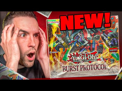 Opening Konami's INSANE NEW Yugioh Box Burst Protocol (FORBIDDEN CROWN!!)