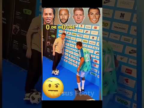 🔥  Ronaldinho vs. Neymar vs. De Bruyne vs. Ronaldo! ⚽✨ #shorts
