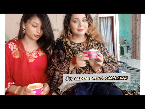 Ice Cream Eating Challenge||eid vlog