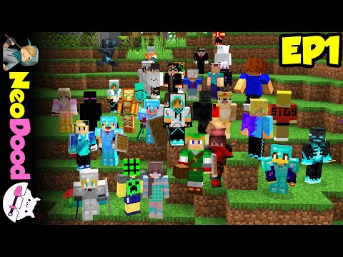 TheNeoCubest - Let's Play NeoDood SMP Episode 1 (Minecraft Server Survival)