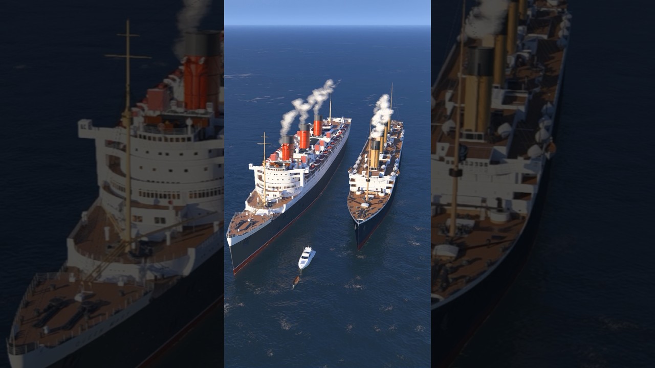 Queen Mary versus Titanic