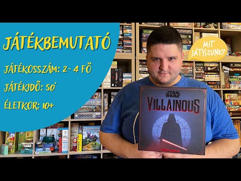 Star Wars Villainous Játékbemutató - Mit Játsszunk?