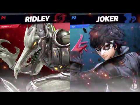 Mega Drive 5 SSBU - Dowser (Ridley) vs Slacker (Joker) - Losers Semis