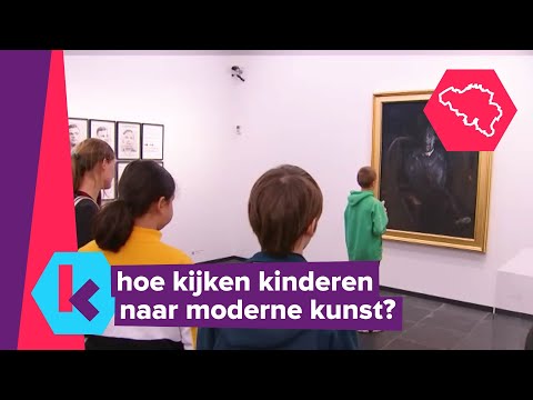kinderen geven hun mening over kunst in het S.M.A.K.