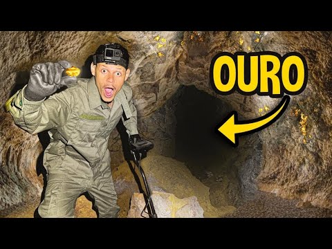 Encontrei TESOURO em uma mina de OURO ABANDONADA