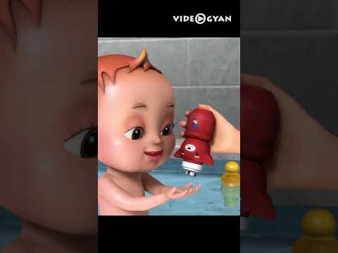 Bath Song Part 1 Telugu Shorts | Baby Ronnie | Minnu and Mintu Telugu Nursery Rhyme | #youtubeshorts