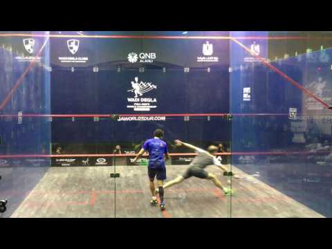 Wadi Degla Squash World Championship 2016 - Round 2 - Ramy Ashour v Stephen Coppinger - 3rd Game