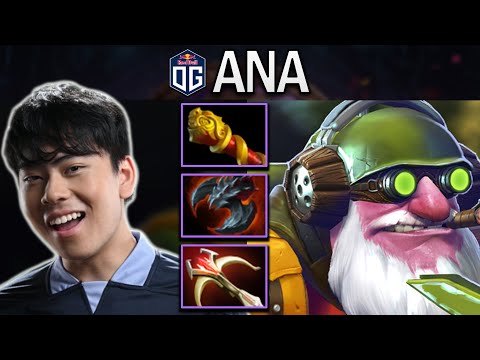 OG.ANA SMURF SNIPER WITH 17 KILLS - DOTA 2 7.30E GAMEPLAY
