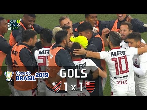 Gols - Athletico Paranaense 1 x 1 Flamengo - Copa do Brasil 2019