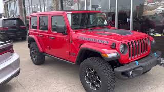 Jeep Wrangler Rubicon 4XE with Powertop Convertible