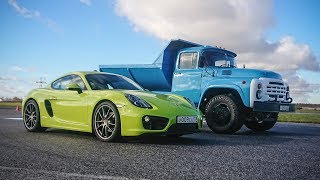 ZIL 600HP versus Porsche.