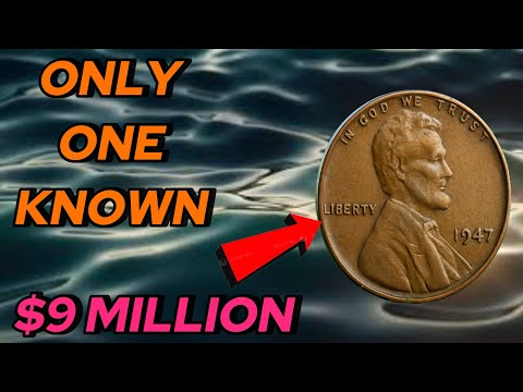 1947 One Cent Coin Worth Big Money  Most Valuable Lincoln Wheat Penny Value 1947 USA
