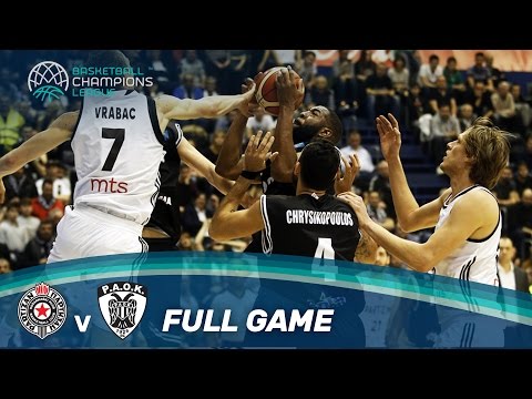 Partizan v PAOK - Full Game - Play-Off Qualifiers 2 - Basketball Champions League