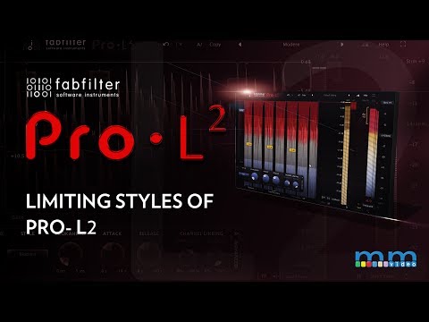 MMTV: FabFilter Pro-L 2 Limiting Styles | Eric Burgess