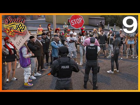 La GRAN MANIFESTACIÓN en contra de ISIDORO 🔥 SpainRP #9